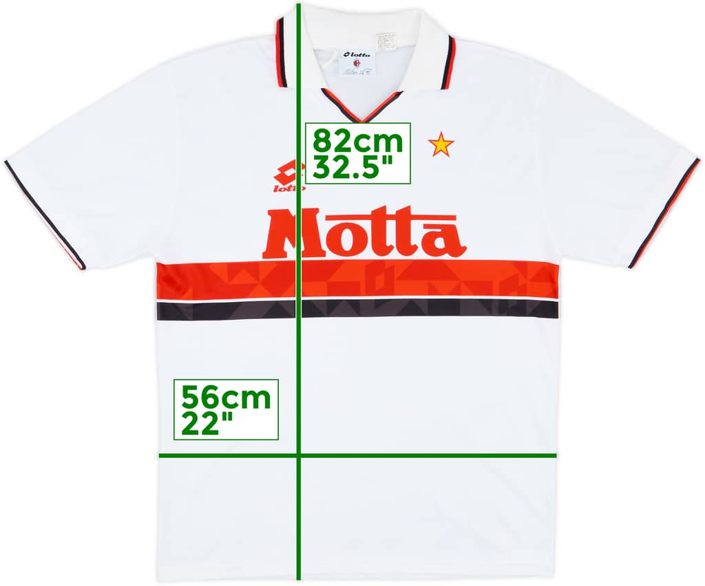 1993-94 AC Milan Away Shirt - 7/10 - (XL)