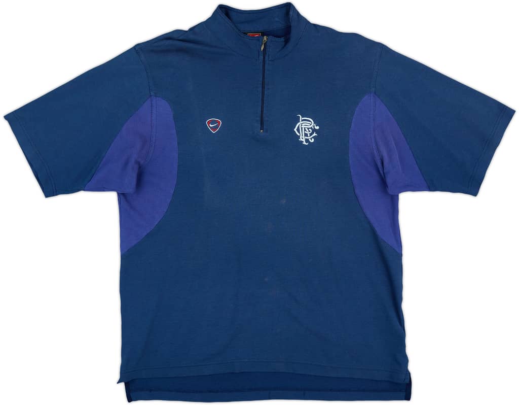 2000-01 Rangers Nike Polo Shirt - 7/10 - (M)