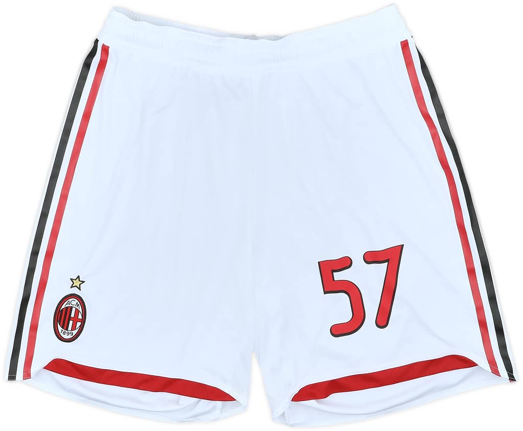 2009-10 AC Milan Player Issue Home Shorts #57 - 10/10 - (XXL)