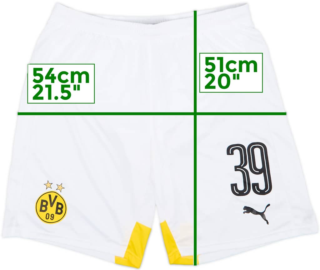 2015-16 Borussia Dortmund Player Issue Third Shorts #39 - 9/10 - (L)