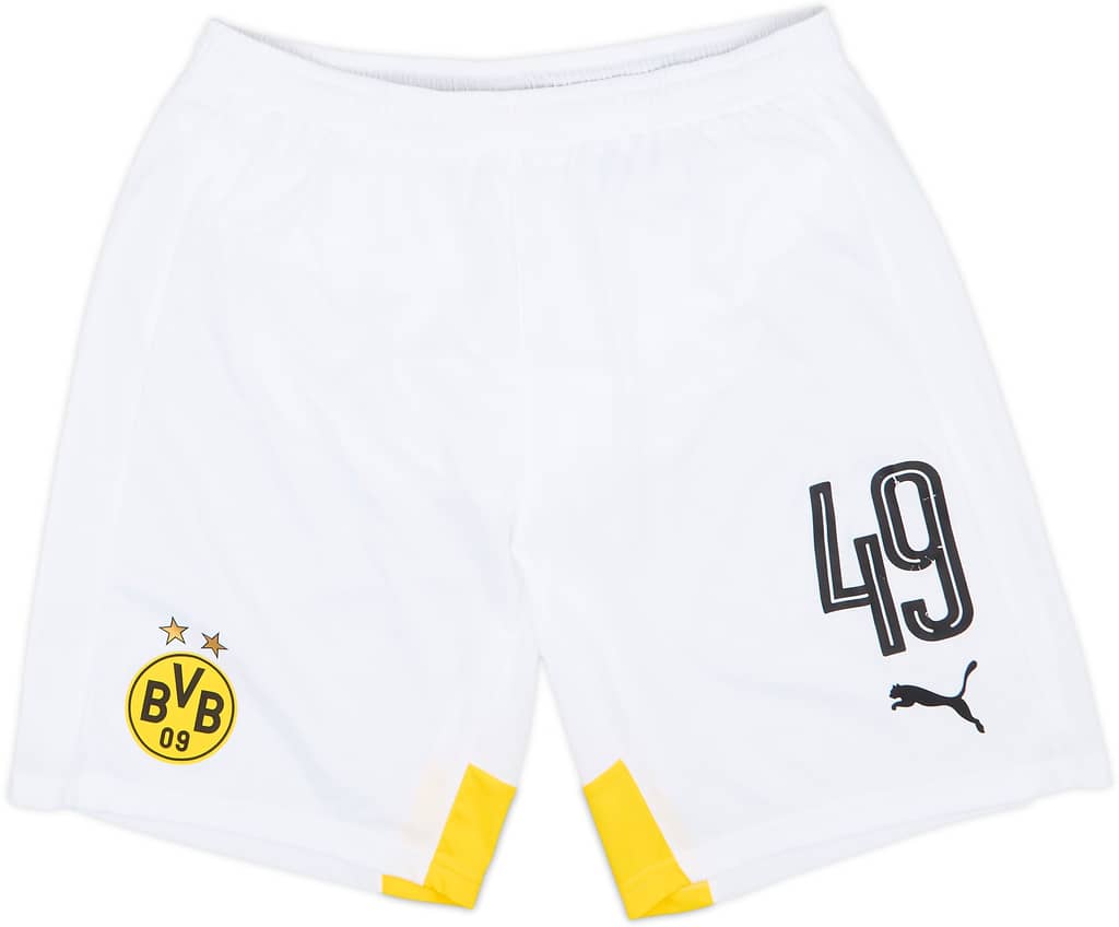 2015-16 Borussia Dortmund Player Issue Third Shorts #49 - 7/10 - (L)