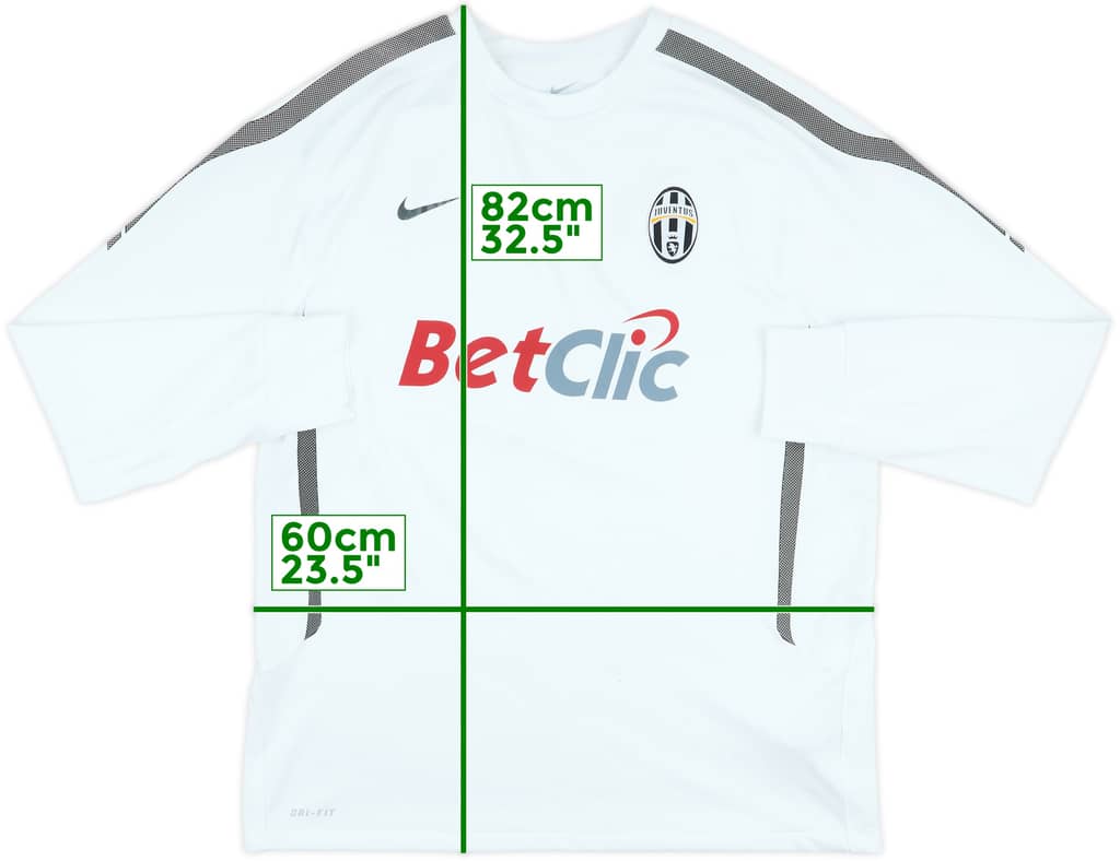 2010-11 Juventus Nike Sweat Top - 9/10 - (XL)