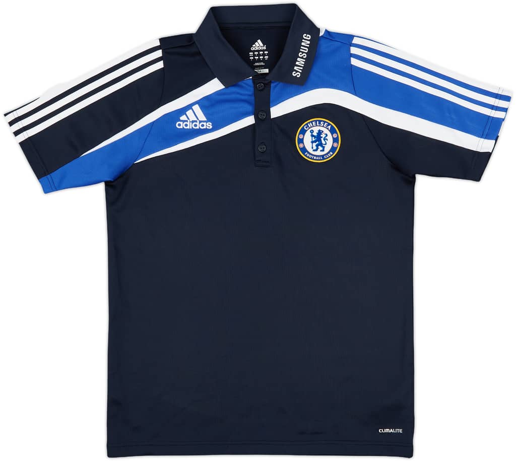 2009-10 Chelsea adidas Polo Shirt - 8/10 - (S)