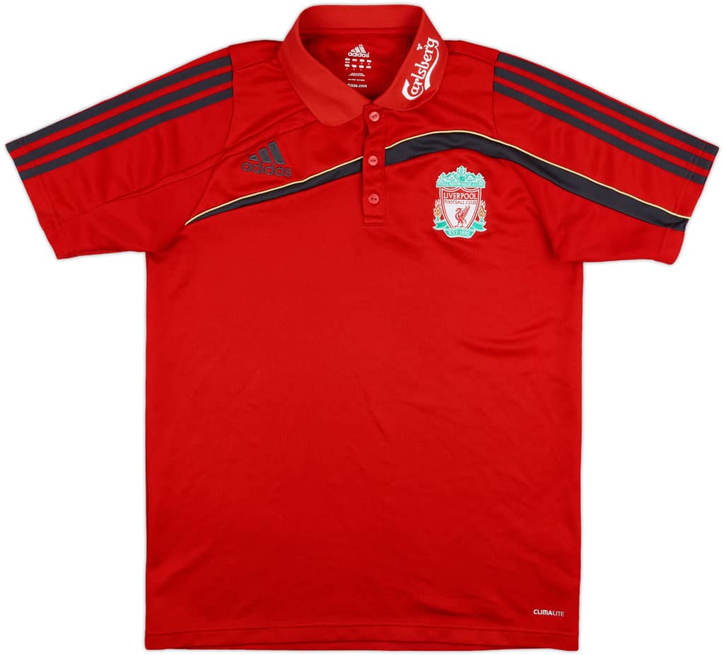 2009-10 Liverpool adidas Polo Shirt - 9/10 - (M)