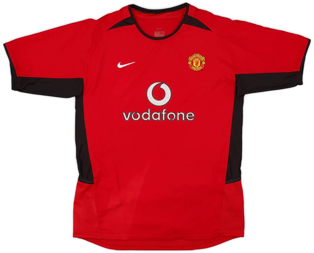 2002-04 Manchester United Home Shirt - 6/10 - (XL.Boys)