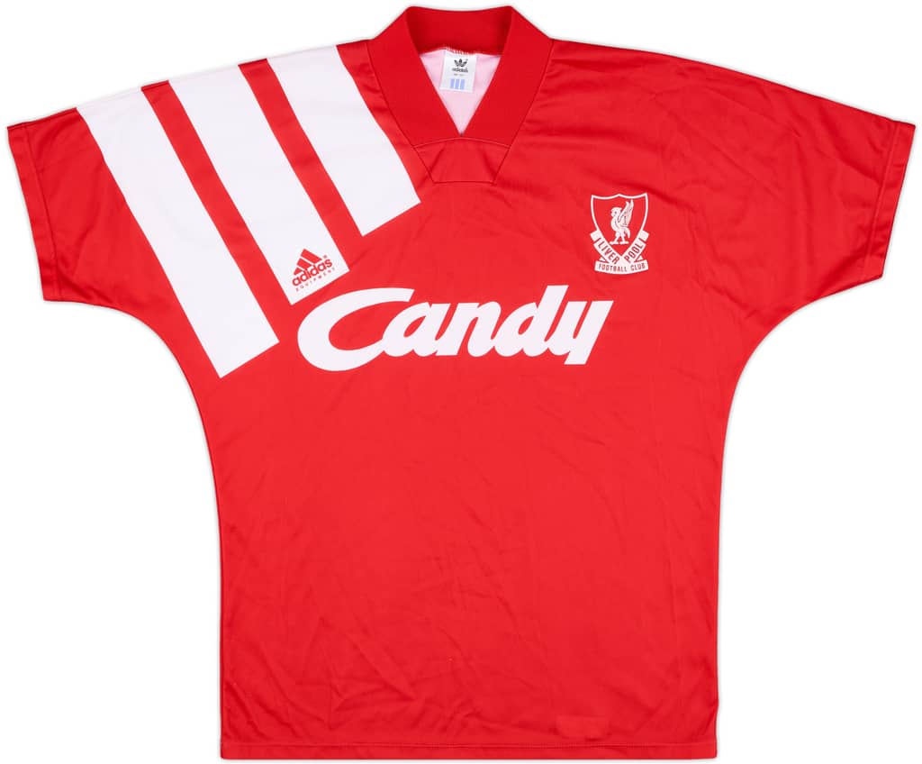 1991-92 Liverpool Home Shirt - 10/10 - (M)