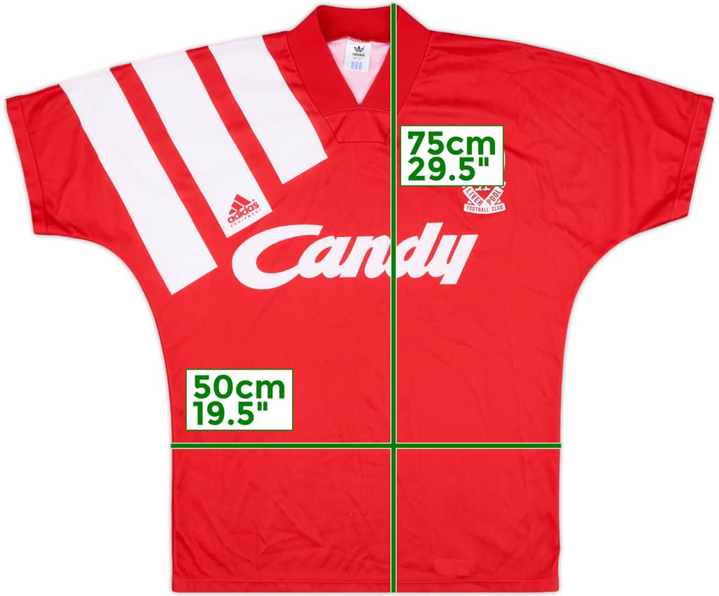 1991-92 Liverpool Home Shirt - 10/10 - (M)