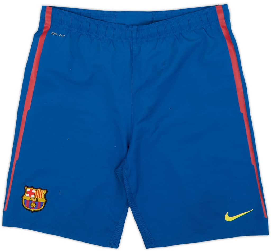 2011-12 Barcelona Home Shorts - 6/10 - (13-15 Years)
