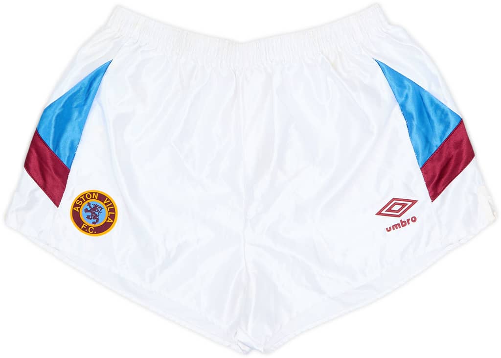 1990-92 Aston Villa Home Shorts - 8/10 - (L)