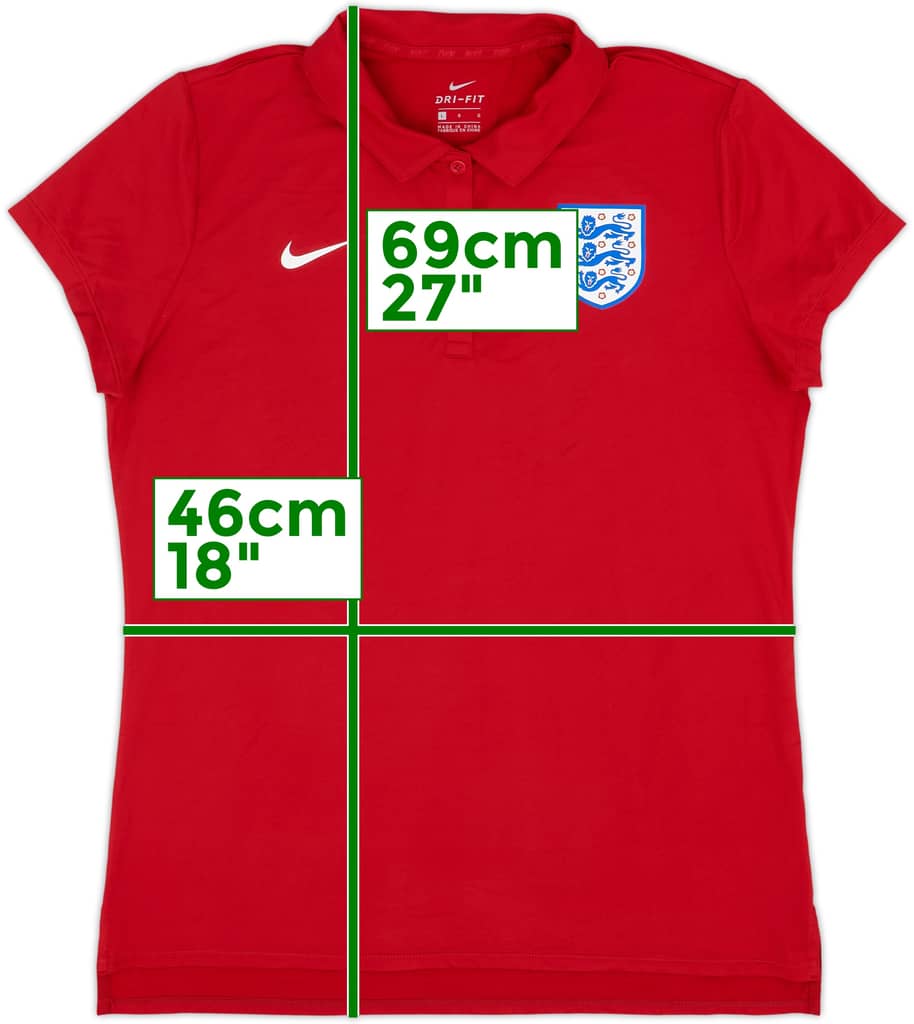 2018-19 England Nike Polo Shirt - 10/10 - (Women's L)