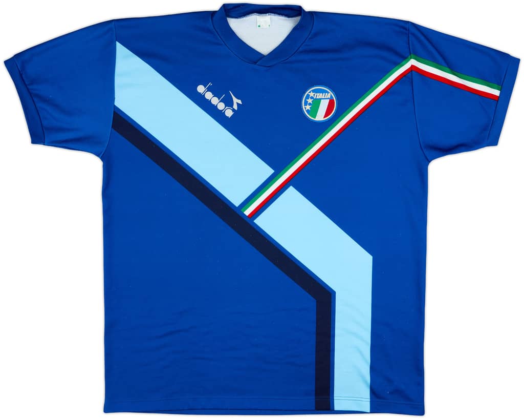 1990-91 Italy Diadora Training Shirt - 7/10 - (XL)