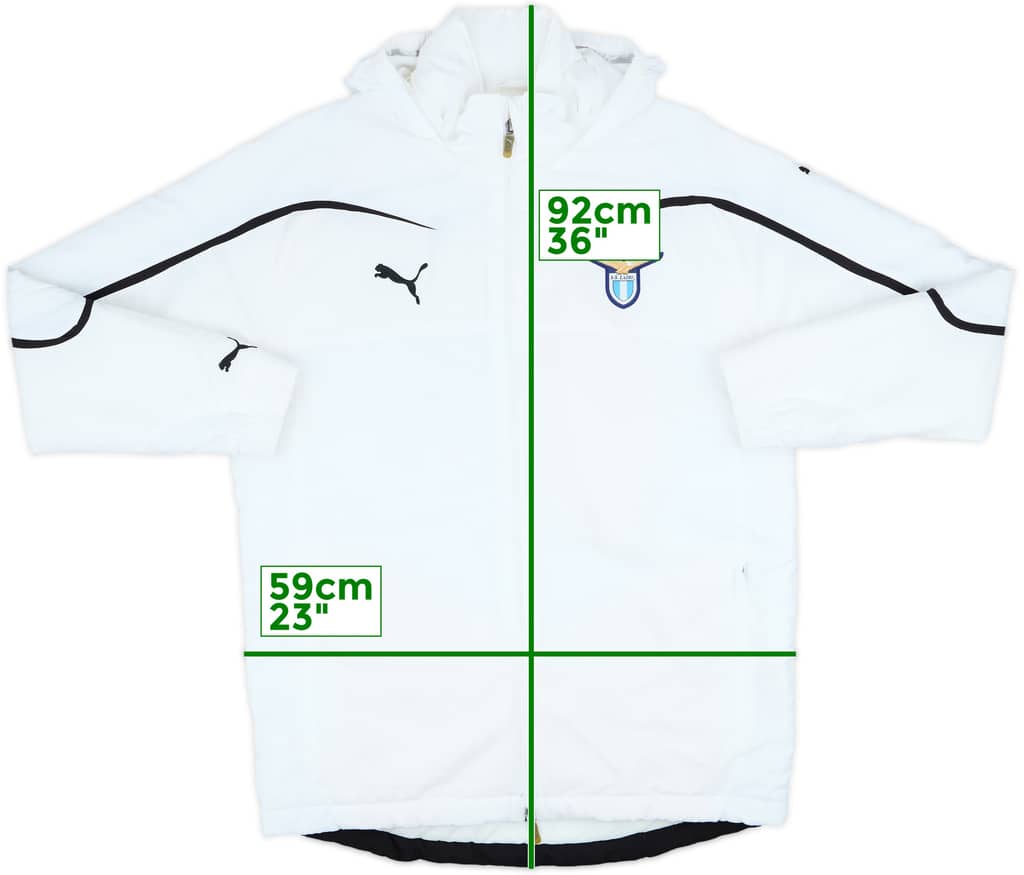 2010-11 Lazio Puma Padded Bench Coat (S)