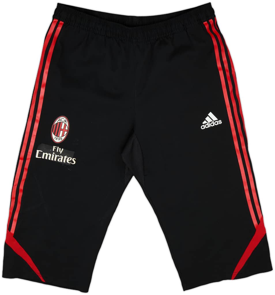 2008-09 AC Milan adidas 3/4 Track Pants/Bottoms - 6/10 - (M)