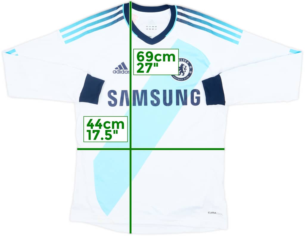 2012-13 Chelsea Away L/S Shirt - 5/10 - (L.Boys)
