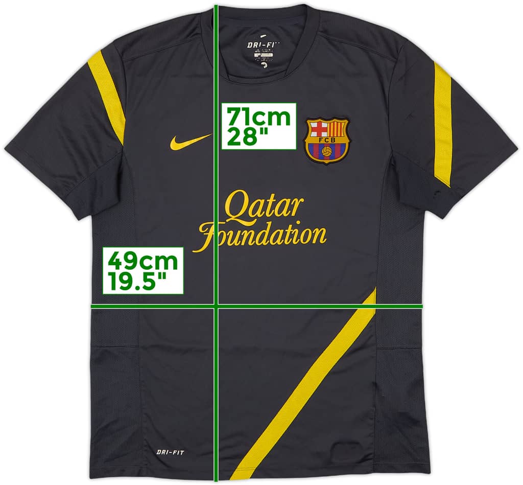 2011-12 Barcelona Nike Training Shirt - 8/10 - (M)