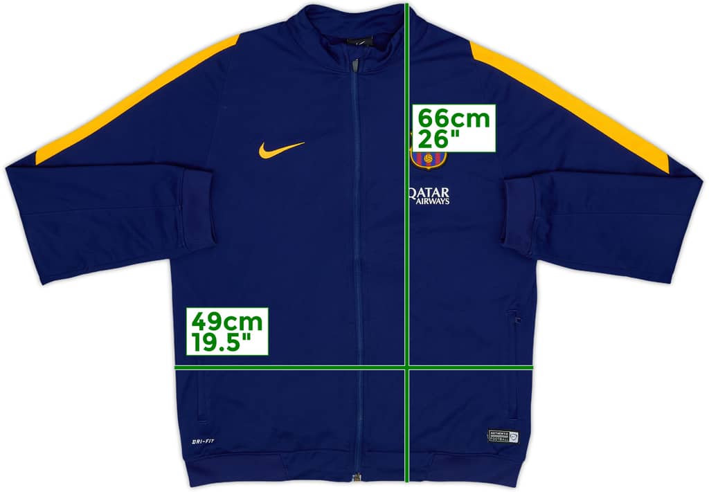 2013-14 Barcelona Nike Track Jacket - 8/10 - (XL.Boys)