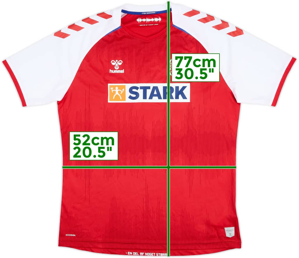 2020-21 Denmark Home/Training Shirt - 8/10 - (L)