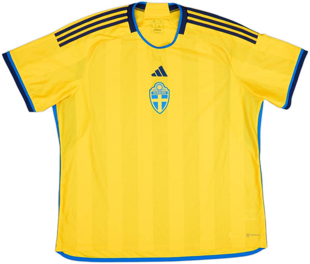 2022-23 Sweden Home Shirt - 5/10 - (3XL)