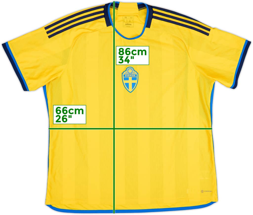 2022-23 Sweden Home Shirt - 5/10 - (3XL)
