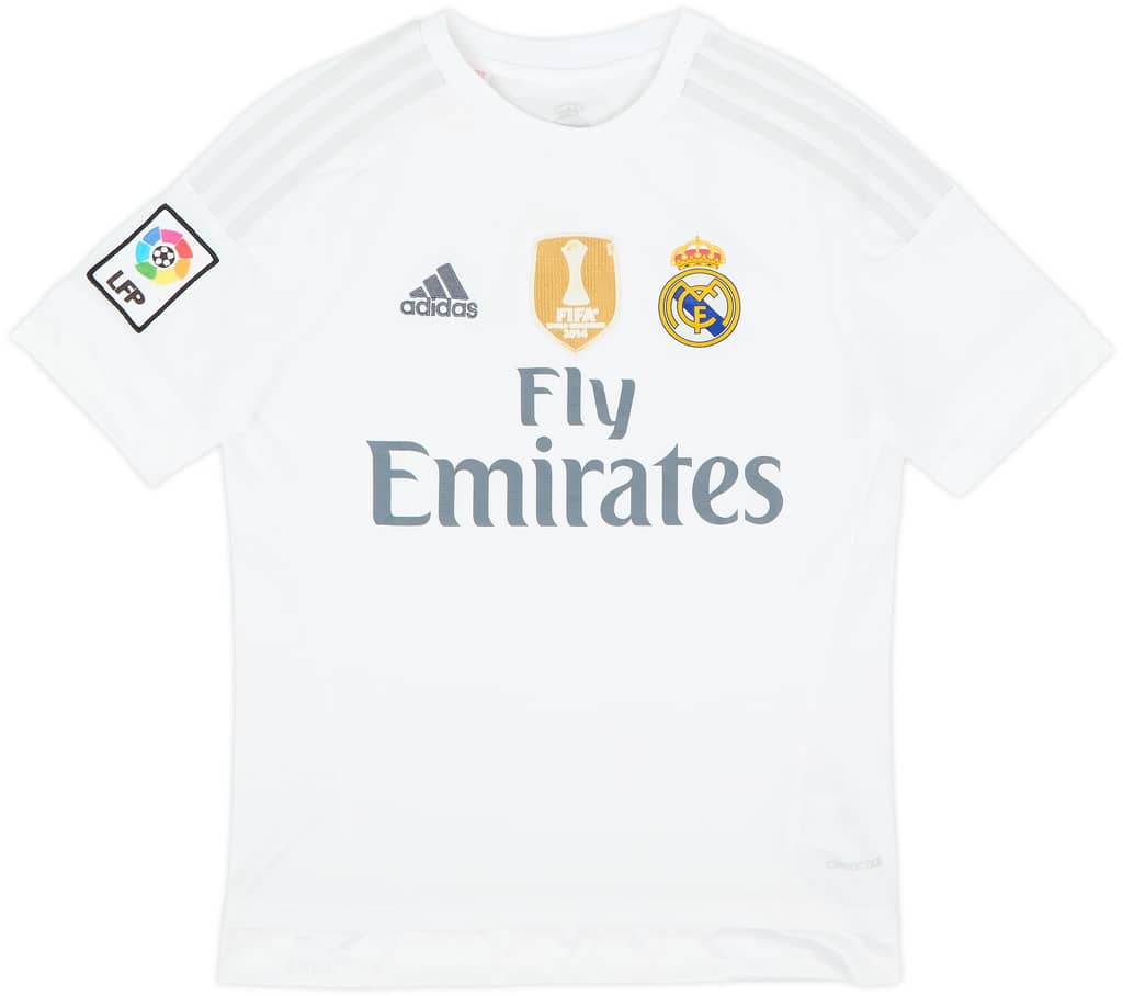 2015-16 Real Madrid Home Shirt - 7/10 - (L.Boys)