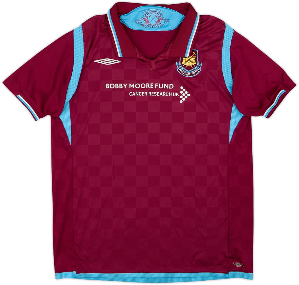 2009-10 West Ham Home Shirt - 5/10 - (XL.Boys)
