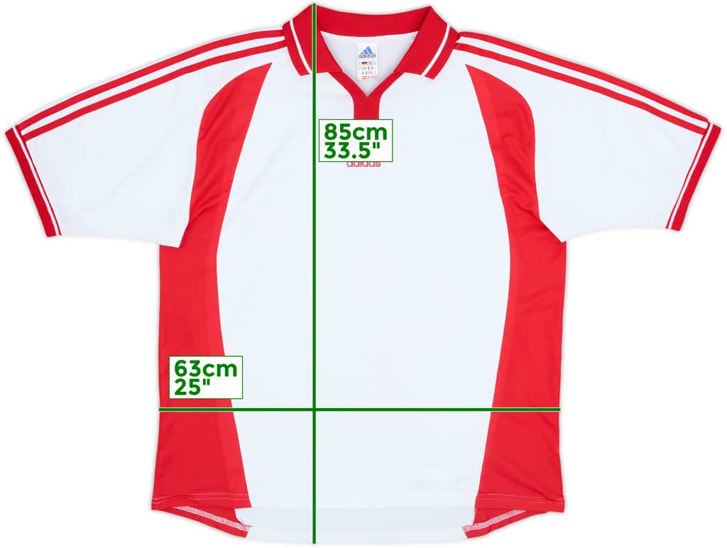 2000-01 adidas Template Shirt - 9/10 - (XL)