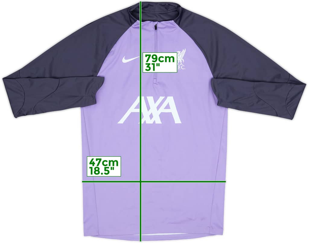 2023-24 Liverpool Nike 1/4 Zip Training Top - 7/10 - (S)