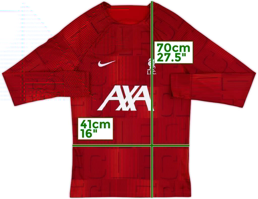 2023-24 Liverpool Nike Training L/S Shirt - 10/10 - (S)