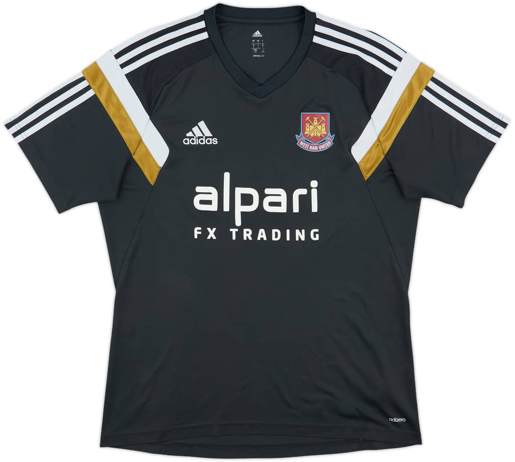 2014-15 West Ham adidas Training Shirt - 8/10 - (L)