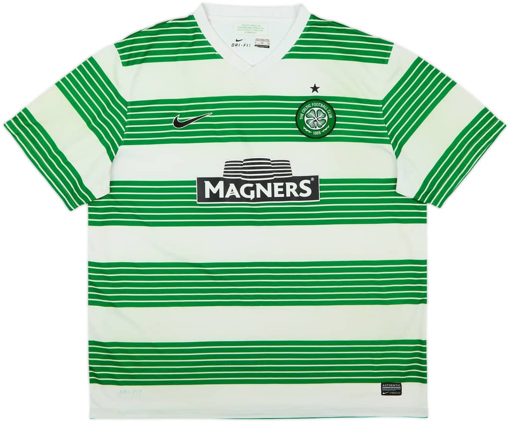 2013-15 Celtic Home Shirt - 3/10 - (XL)