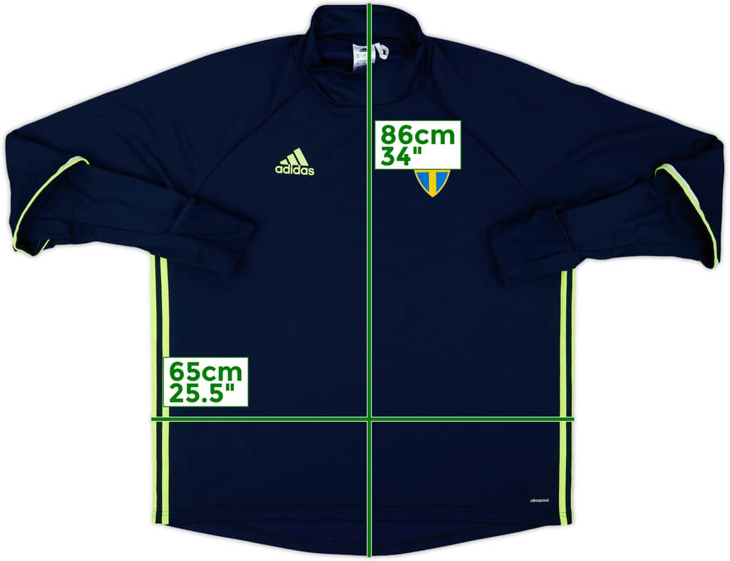 2015-16 Sweden adidas Sweat Top - 10/10 - (XXL)