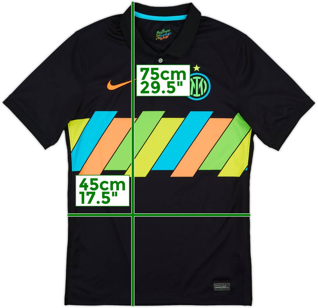 2021-22 Inter Milan Third Shirt - 10/10 - (S)