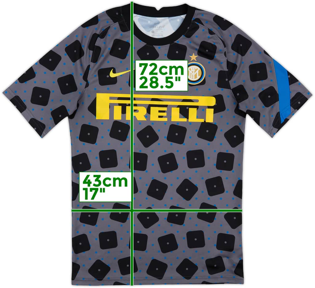 2020-21 Inter Milan Nike Training Shirt - 10/10 - (S)