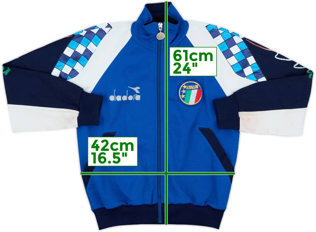 1990 Italy Diadora Track Jacket - 6/10 - (M. Boys)