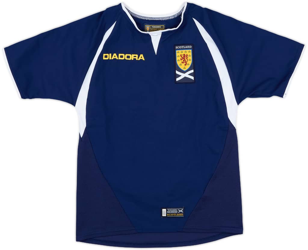 2003-05 Scotland Home Shirt - 10/10 - (S.Boys)
