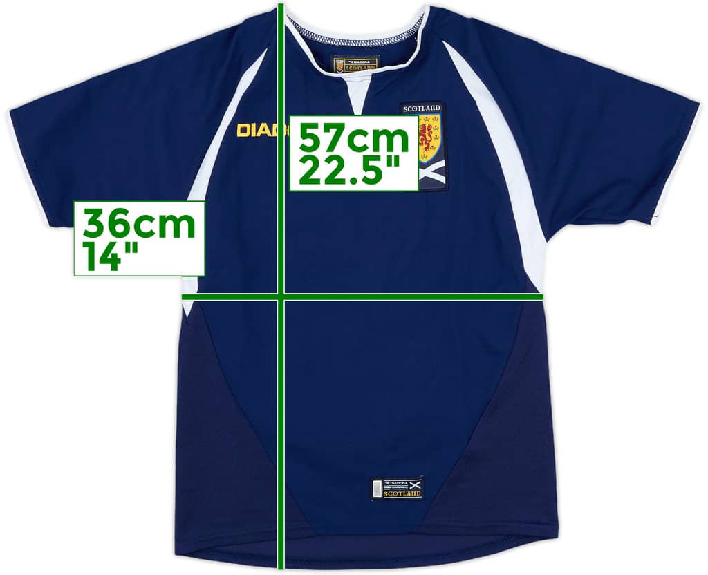 2003-05 Scotland Home Shirt - 10/10 - (S.Boys)