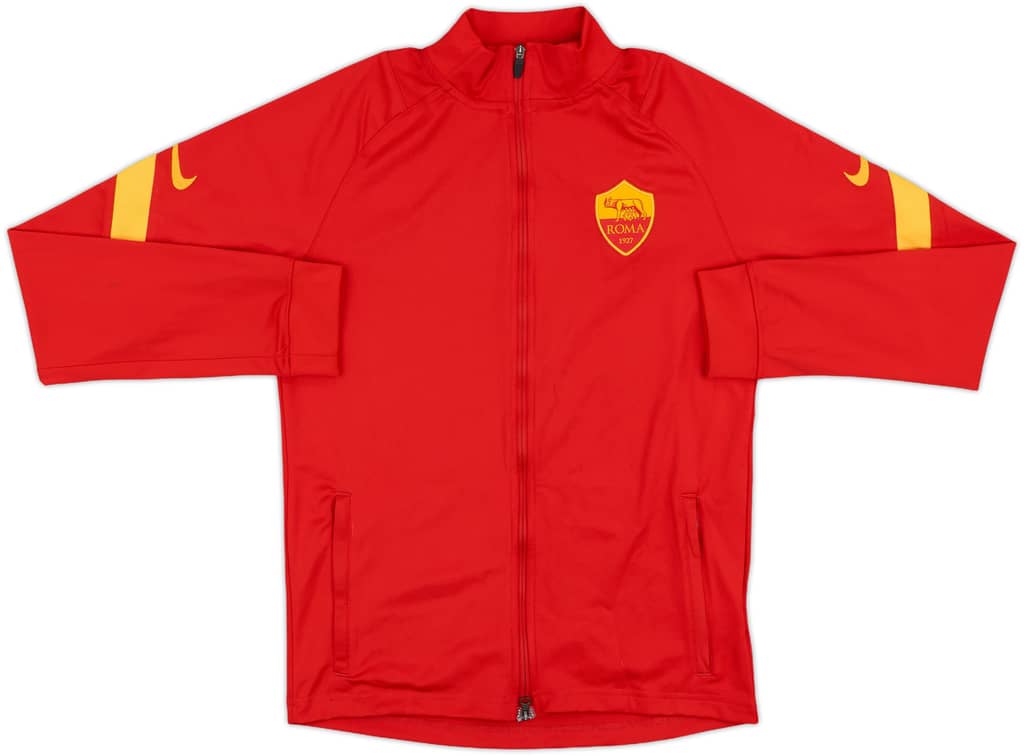 2020-21 Roma Nike Track Jacket - 8/10 - (L.Boys)
