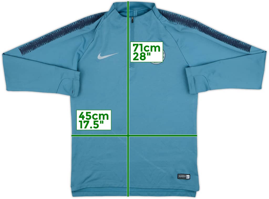 2018-19 Chelsea Nike 1/4 Zip Drill Top - 8/10 - (S)