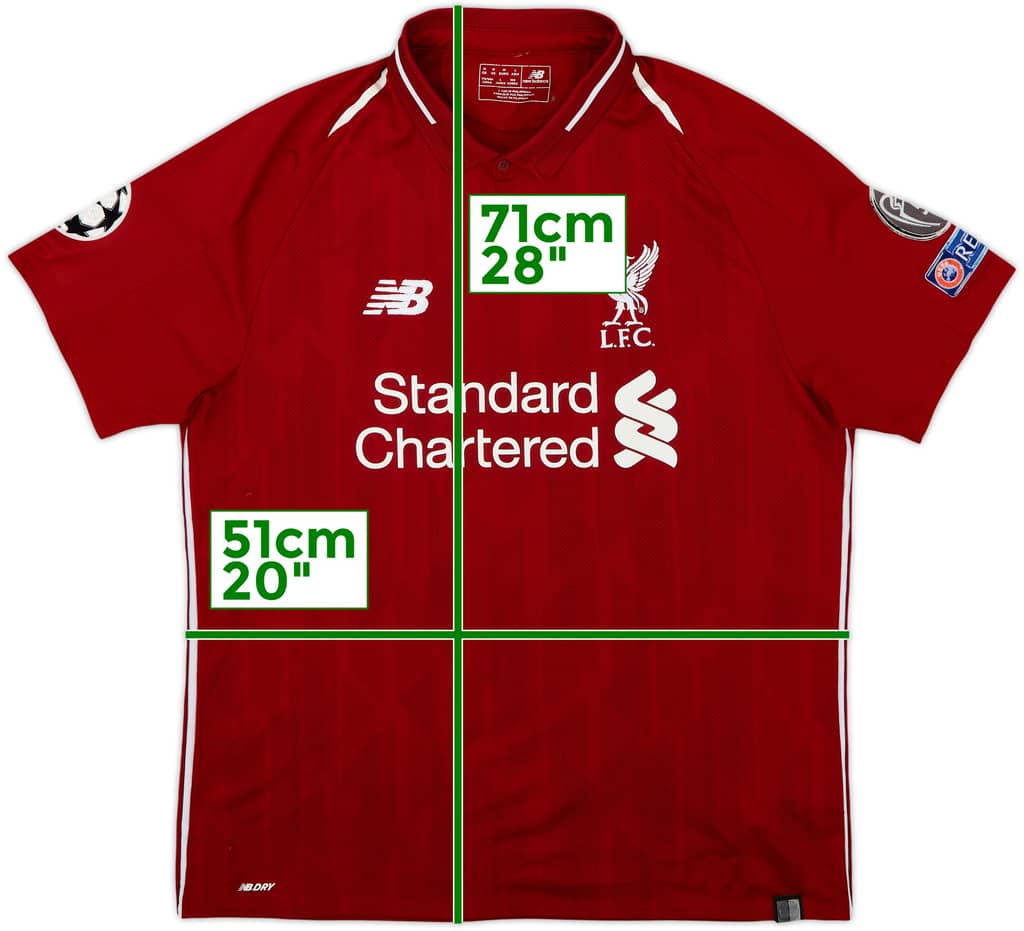 2018-19 Liverpool Home Shirt - 6/10 - (M)