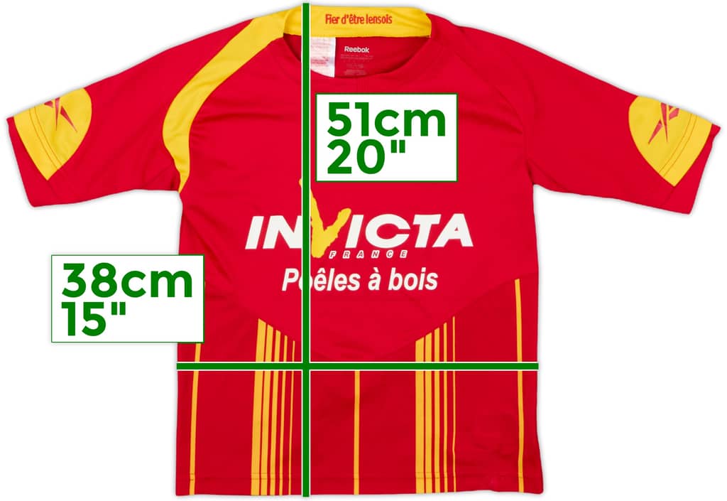 2009-10 Lens Home Shirt - 8/10 - (S.Boys)