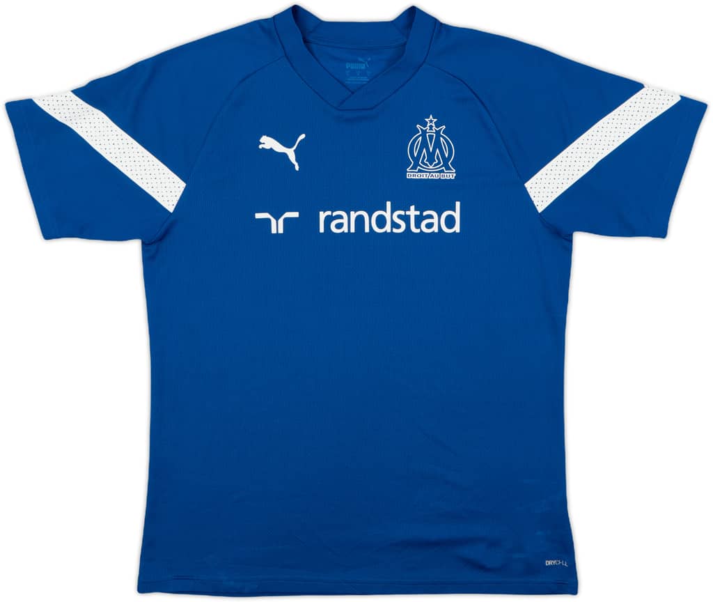 2021-22 Olympique Marseille Puma Training Shirt - 9/10 - (L)