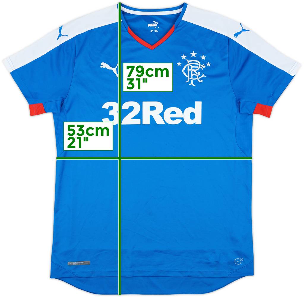 2015-16 Rangers Home Shirt - 8/10 - (M)