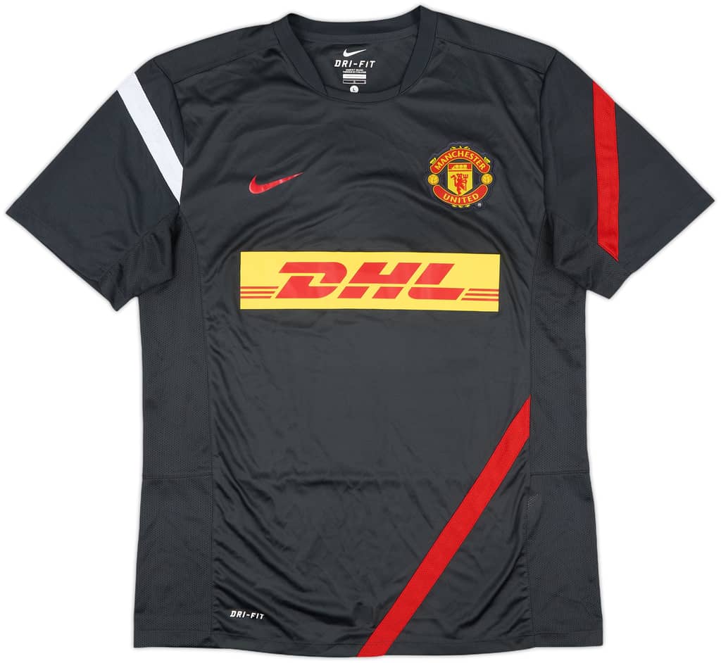 2012-13 Manchester United Nike Training Shirt - 8/10 - (L)