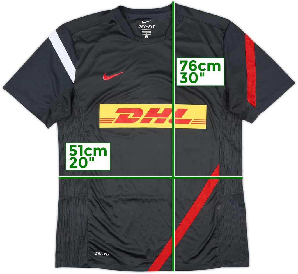 2012-13 Manchester United Nike Training Shirt - 8/10 - (L)