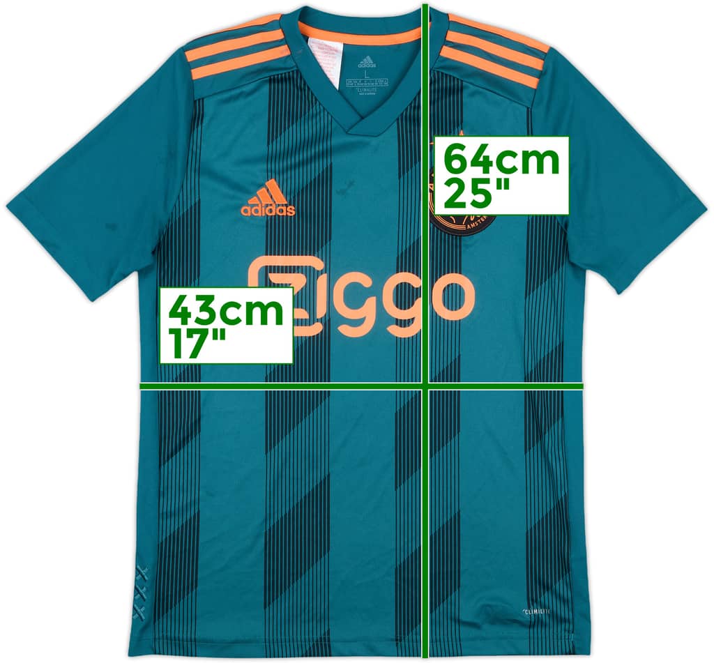 2019-20 Ajax Away Shirt - 7/10 - (L.Boys)
