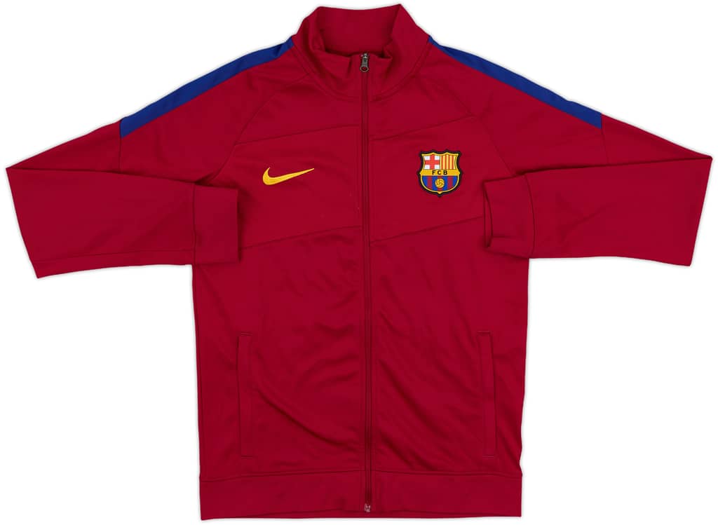 2021-22 Barcelona Nike Track Jacket - 8/10 - (L.Boys)