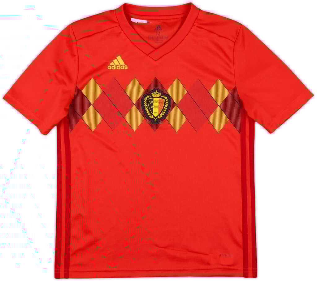 2018-19 Belgium Home Shirt - 6/10 - (M.Boys)
