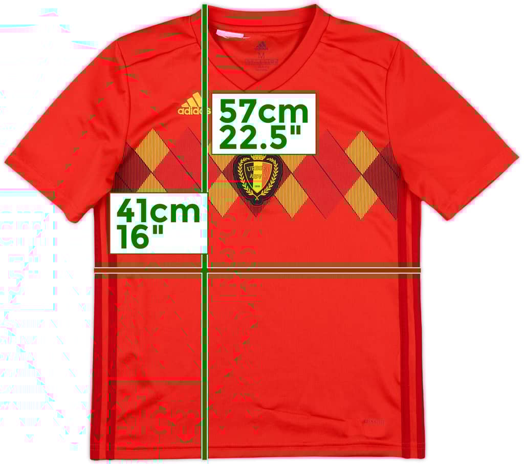 2018-19 Belgium Home Shirt - 6/10 - (M.Boys)