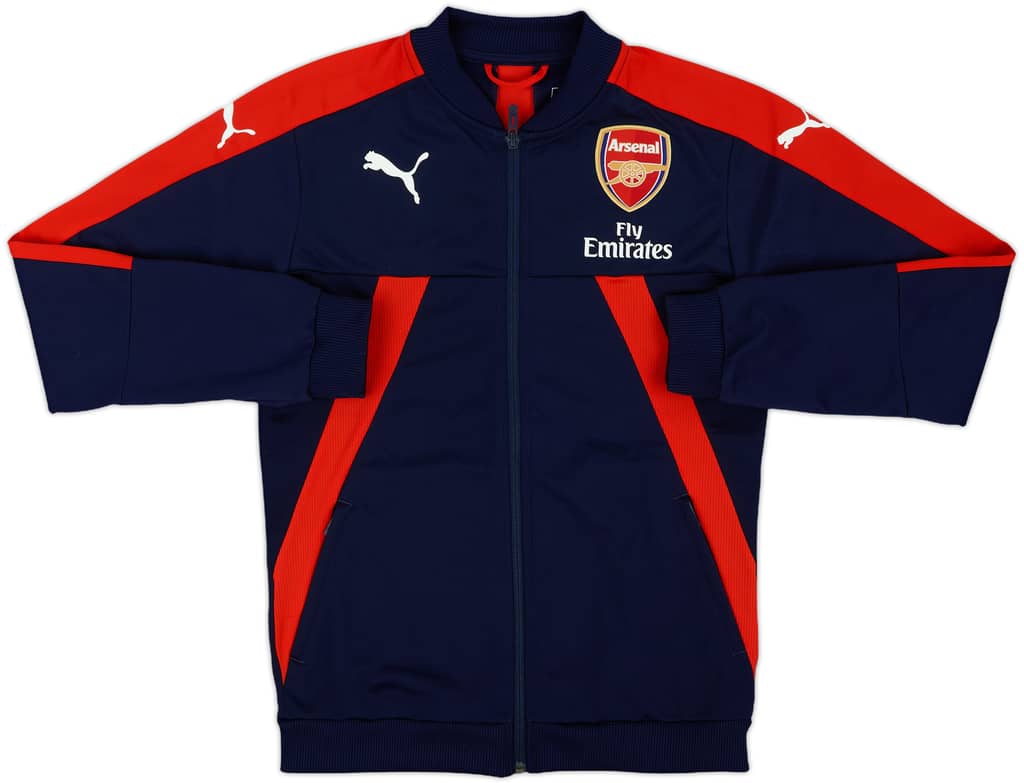 2016-17 Arsenal Puma Track Jacket - 8/10 - (L.Boys)