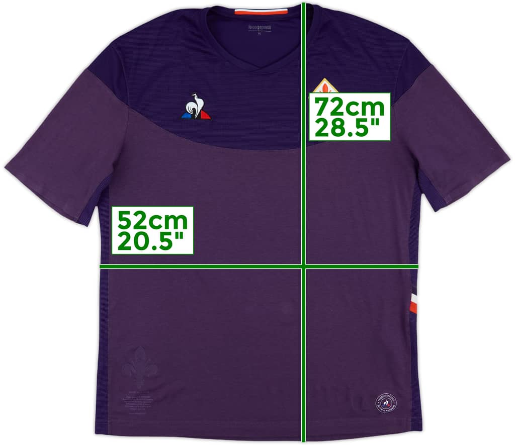 2019-20 Fiorentina Le Coq Sportif Training Shirt - 8/10 - (XL)